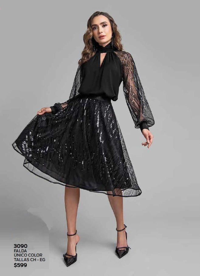 FALDA A LA RODILLA 3090