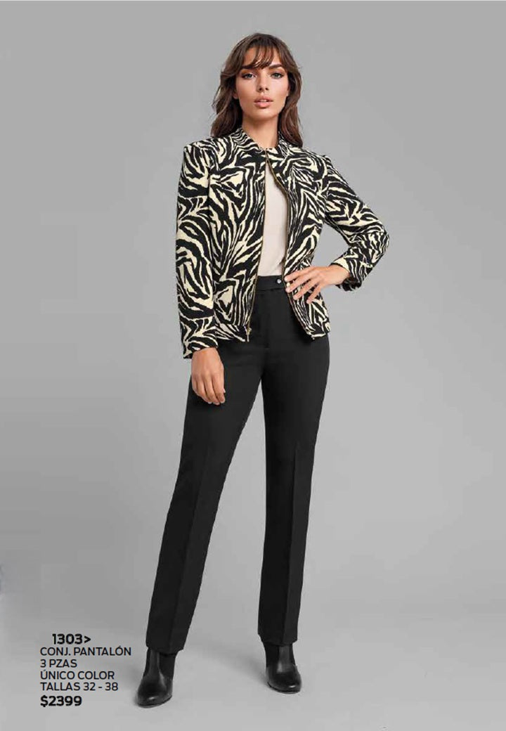 CONJUNTO DE BLUSA/SACO/PANTALON 1303