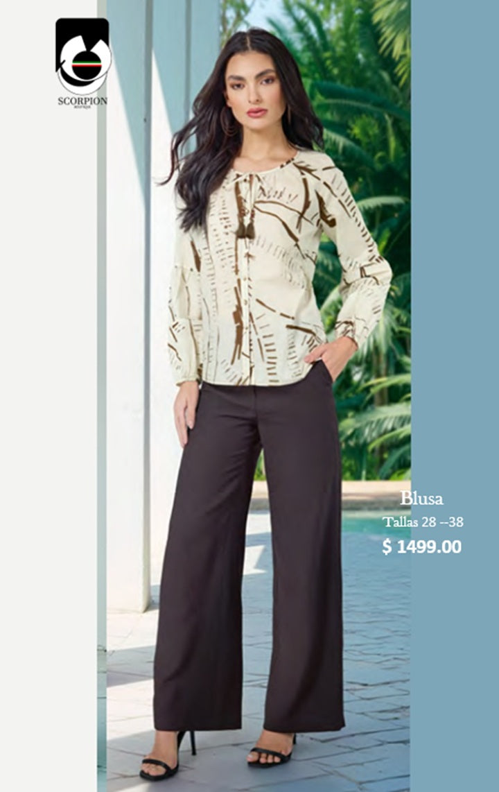 BLUSA MANGA LARGA 6282