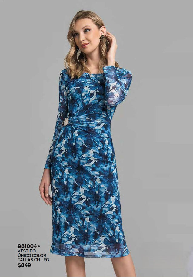 VESTIDO MANGA LARGA 1004