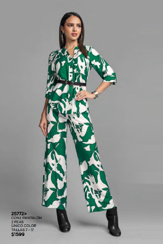 CONJUNTO DE BLUSA Y PANTALON 025772