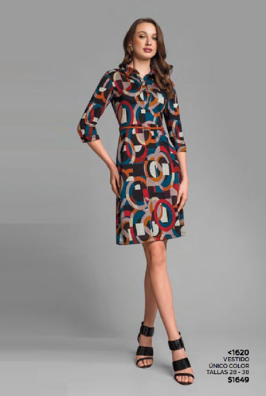 VESTIDO TIPO CAMISERO 1620