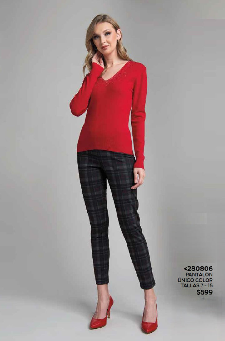 PANTALON A CUADROS 280806