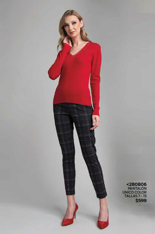 PANTALON A CUADROS 280806