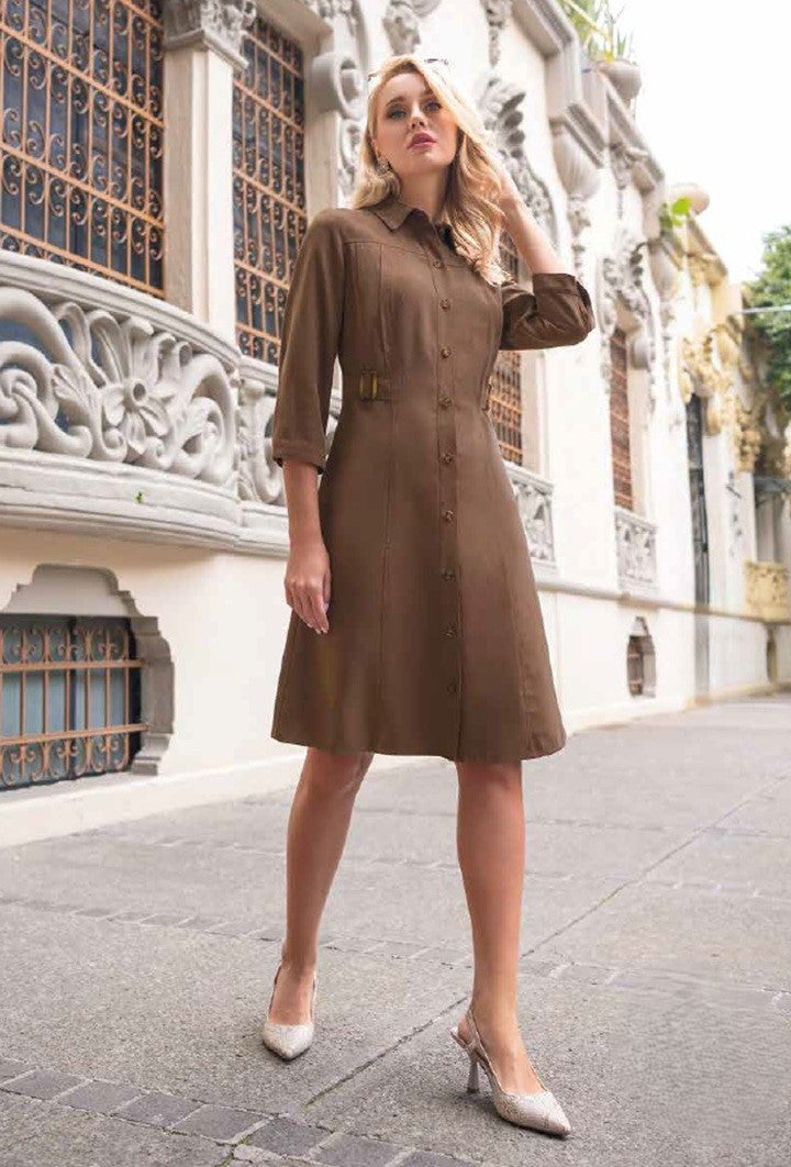 VESTIDO TIPO CAMISERO 2590