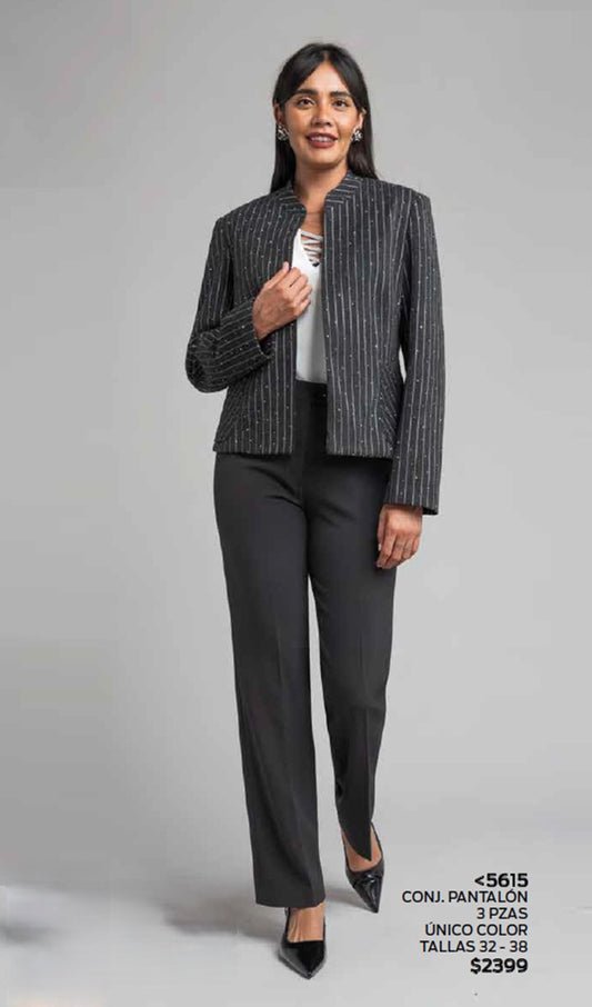 CONJUNTO BLUSA/SACO/PANTALON 5615