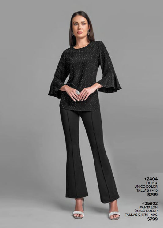BLUSA CUELLO REDONDO 2404