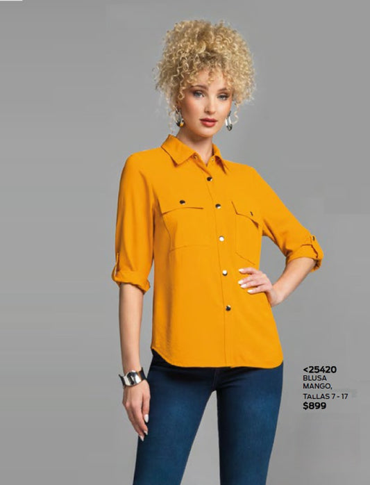 BLUSA CAMISERA  25420