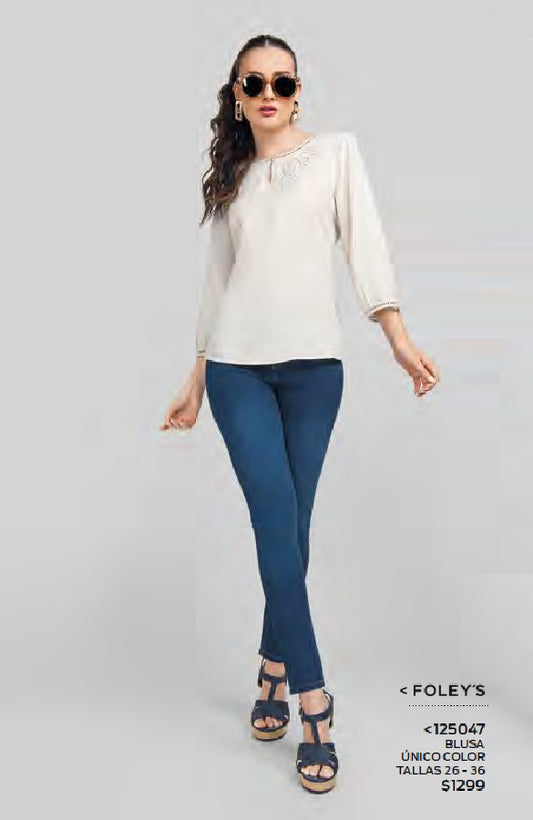 BLUSA CUELLO REDONDO 125047