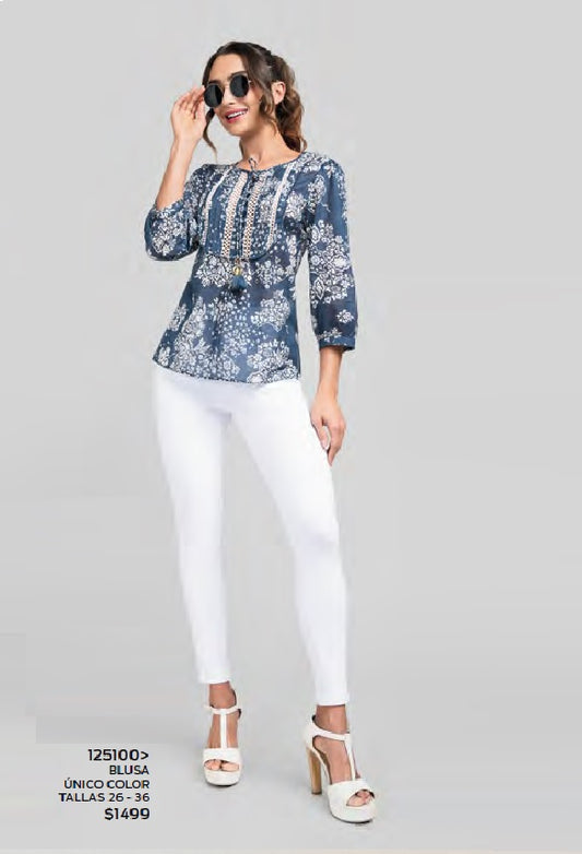 BLUSA ESTAMPADA 125100