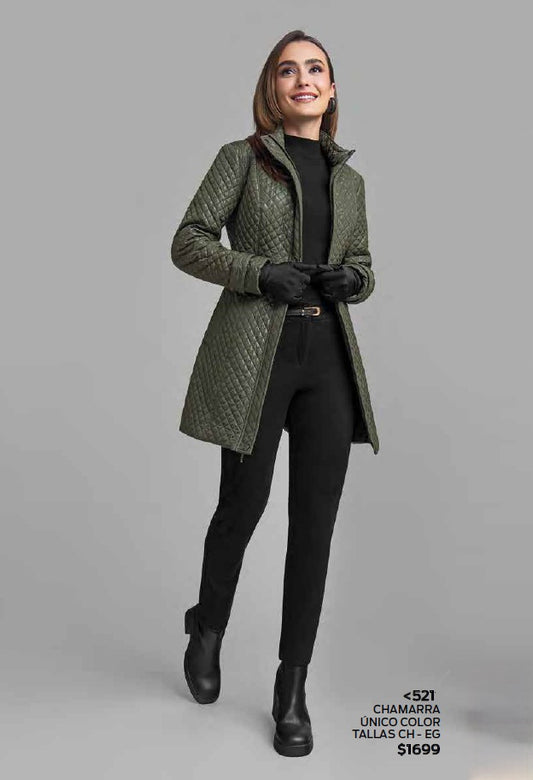 CHAMARRA VERDE  5210