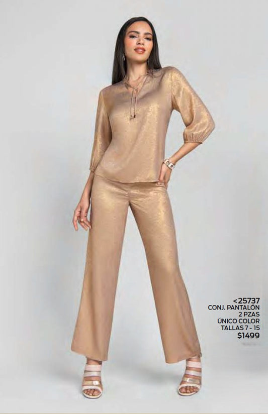 CONJUNTO DE BLUSA Y PANTALON   25737