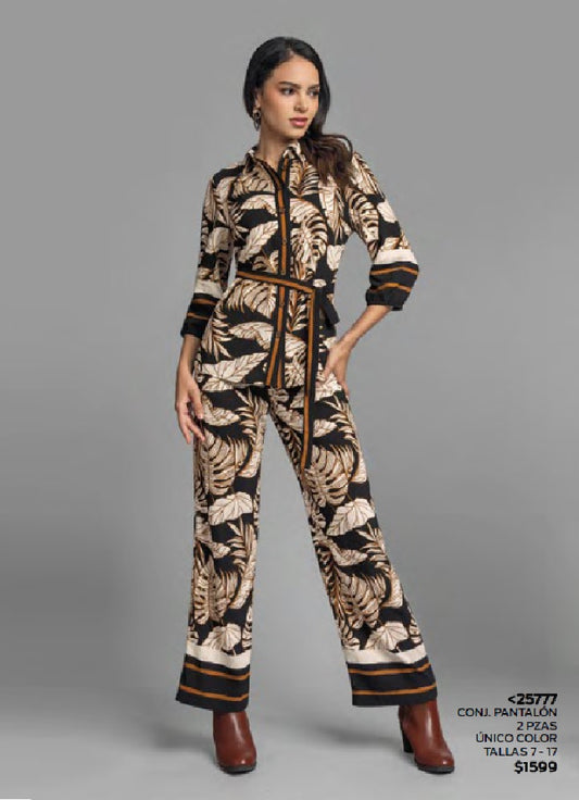 CONJUNTO DE BLUSA Y PANTALON 25777