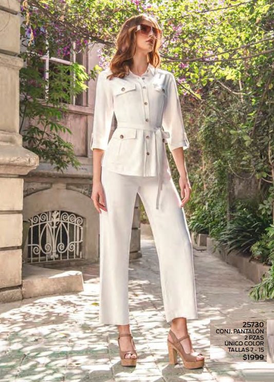 CONJUNTO DE BLUSA Y PANTALON  25730