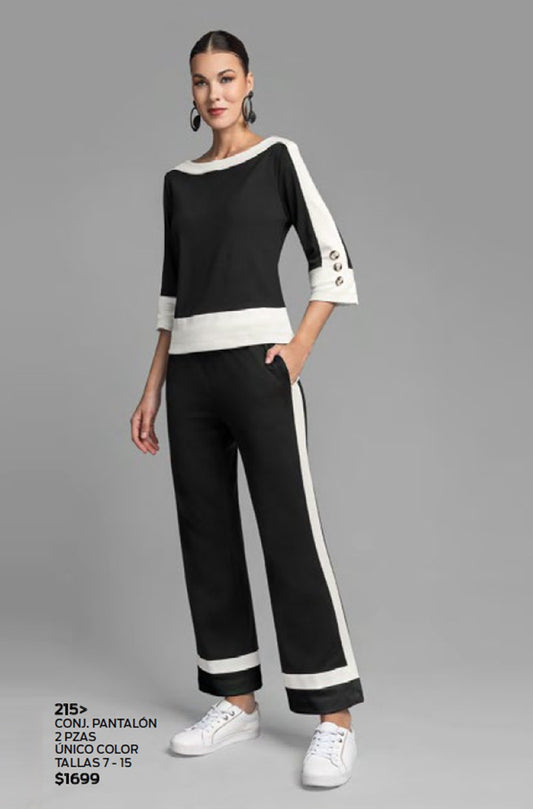CONJUNTO DE BLUSA Y PANTALON   0215