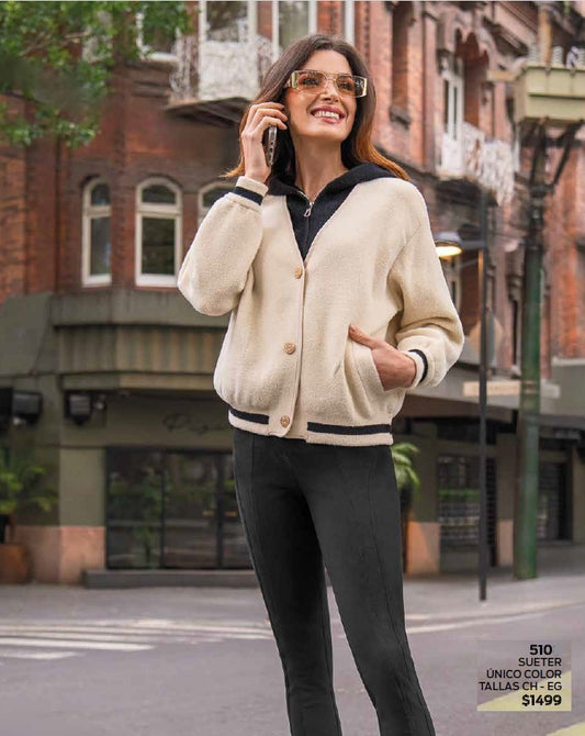 SUETER CON BOTONES AL FRENTE  5100