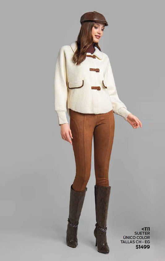 SUETER CON BROCHES AL FRENTE   1110