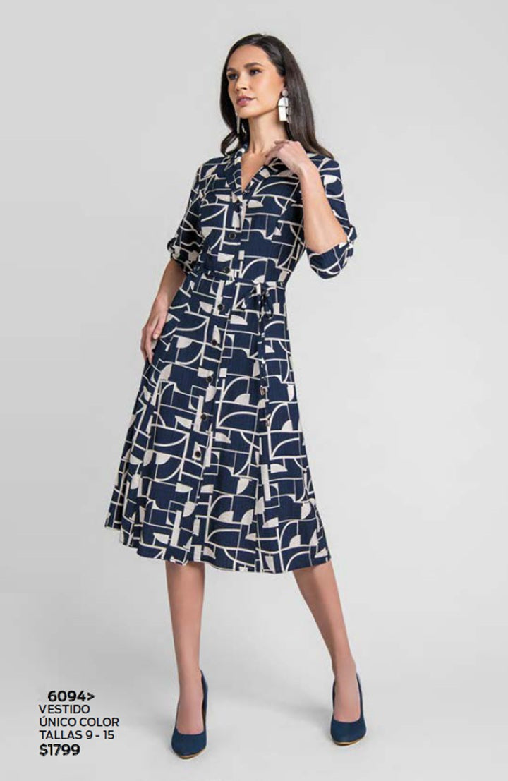 VESTIDO CAMISERO  6094