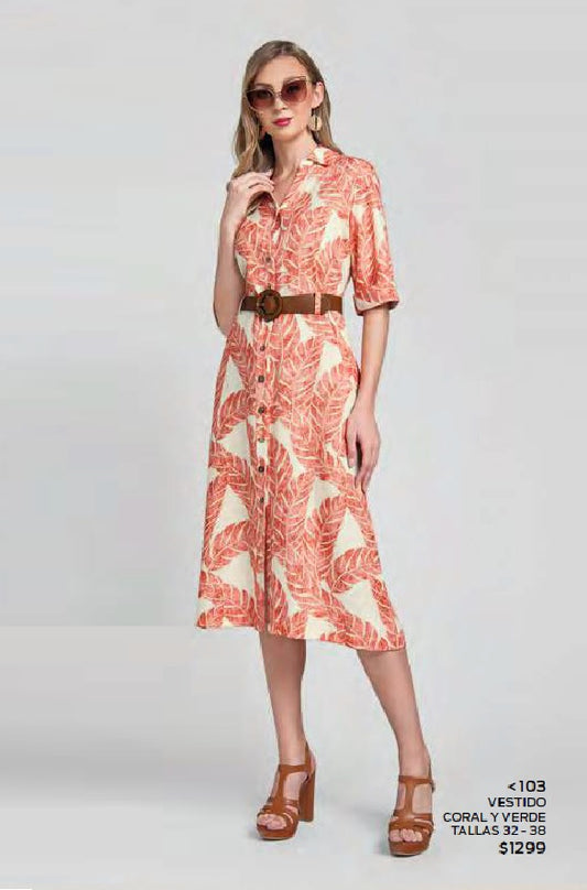 VESTIDO MANGA 3/4 103