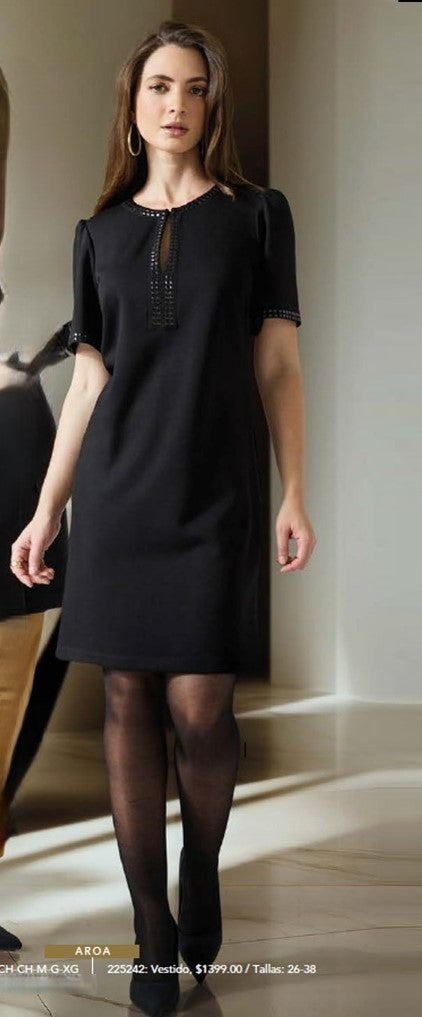 VESTIDO MANGA CORTA 225242