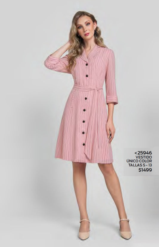 VESTIDO TIPO CAMISERO  25946