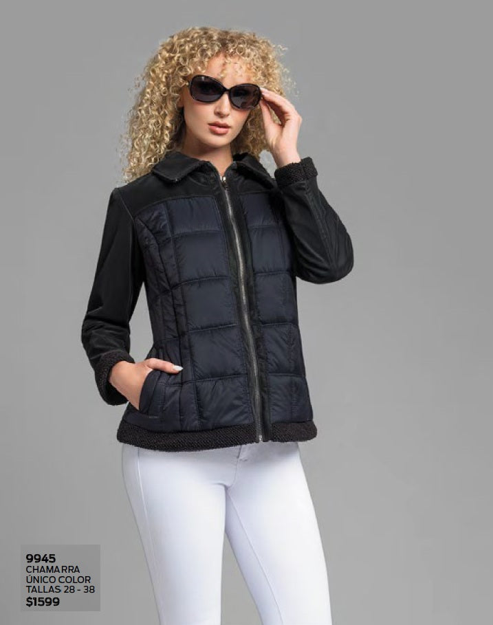 CHAMARRA CON SIERRE AL FRENTE  9945