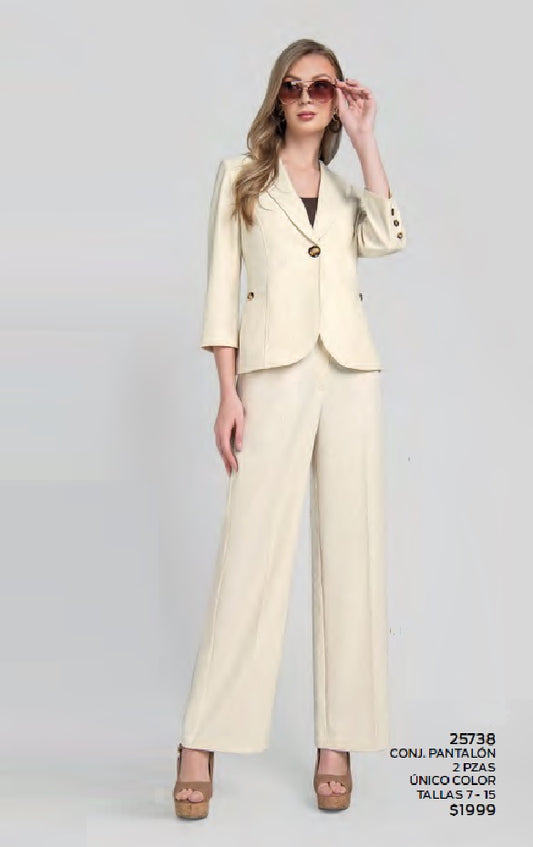 CONJUNTO DE SACO Y PANTALÓN 025738